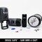 Staff of Hermes Silhouette Caduceus Medical Symbol Self-Inking Rubber Stamp for Stamping Crafting Planners